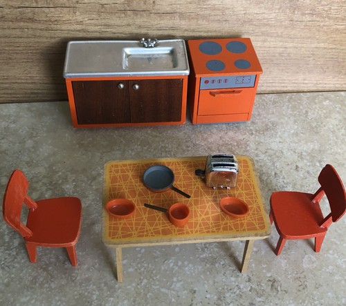 Vintage lundby sweden kitchen - lundby,
