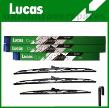 FORD FIESTA MK 6 WIPER BLADE SET 2002 - 2008  22" 16" & 11" LUCAS BRAND