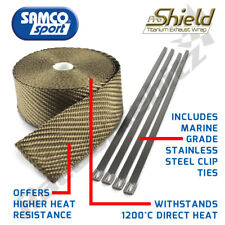 Titanium Exhaust Wrap Heat Insulating Manifold Downpipe Samco Sport 50mm x 30m