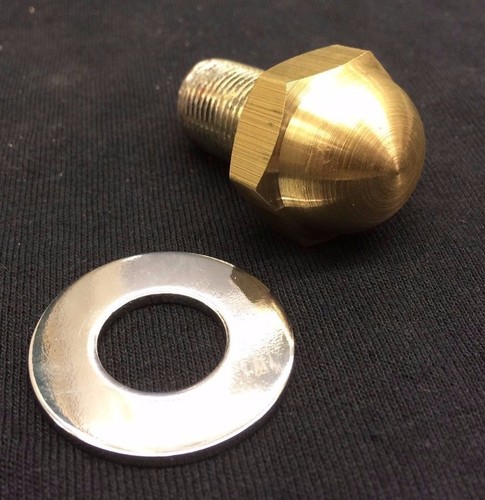 Harley brass acorn steering - brass,