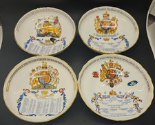 4 x Aynsley UK Royal Family pedestal bowls 14cm diameter 5cms tall