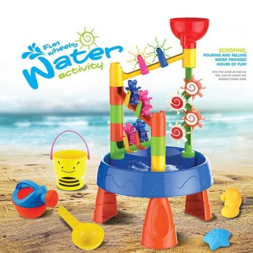 Sand and water - and, table