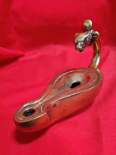 Brass genie lamp - brass,