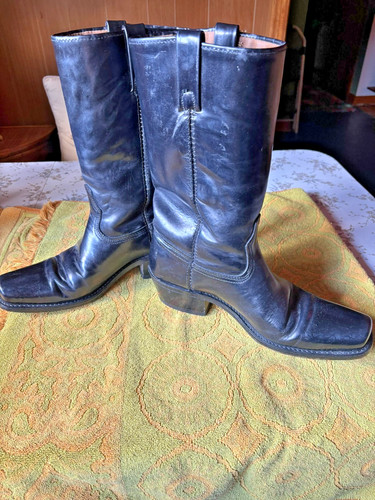 Vintage acme square toed boots - square,