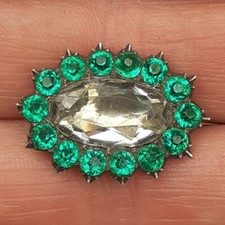 9CT GOLD GEORGIAN BROOCH Foil