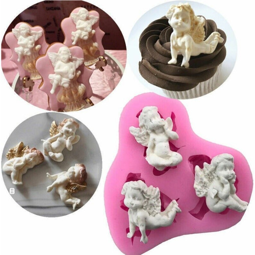 Baby angel silicone fondant - angel,