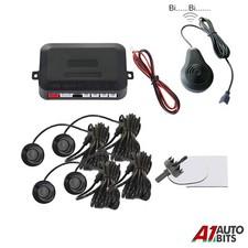 4 Rear Parking Sensors Car Reverse Sensor Reversing Radar Audio Beeper Alarm Kit