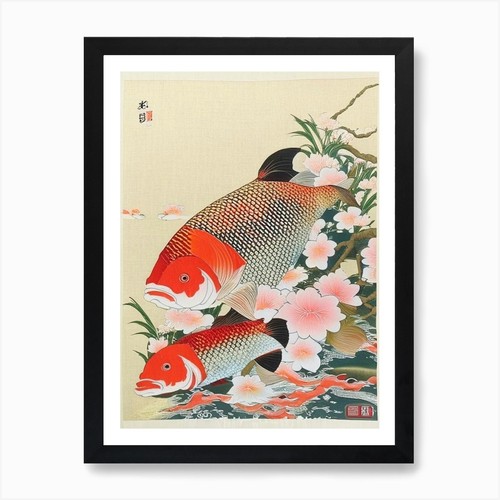Tancho koi fish ukiyo - fish,