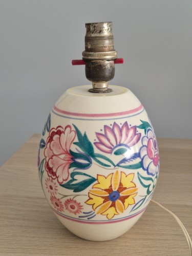 Poole pottery lamp base - poole,