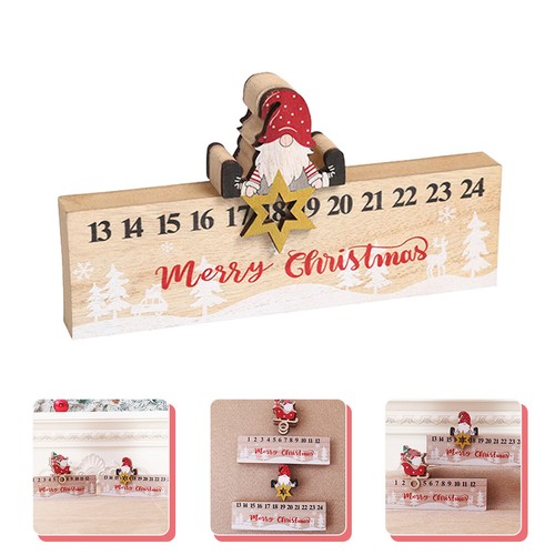 Christmas wood advent calendar - advent,