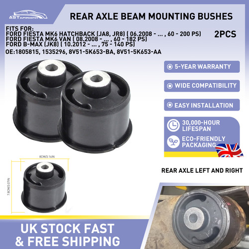 Rear axle mounting - rear,