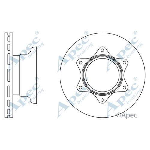 Brake discs vented - discs, for