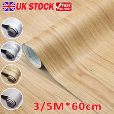 Wood Effect Vinyl Wrap Self Adhesive Film Sticker Textured Worktop Wall Covering