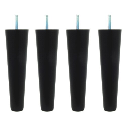 Set tapered black - of, 4