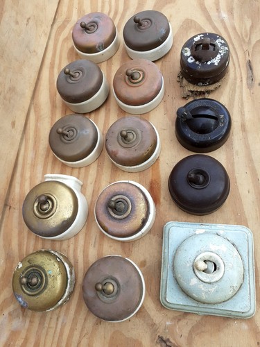 Vintage antique brass bakelite - vintage,