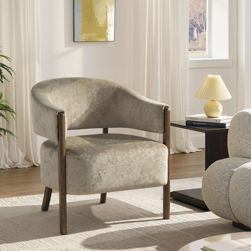 Accent chair chenille tub - chenille,