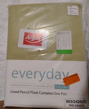 Argos lined pencil pleat - argos:,