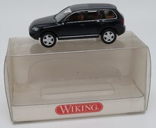 MICRO WIKING HO 1/87 VW VOLKSWAGEN TOUAREG V10 TDI NIGHT BLUE in box #060128