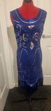 Royal Blue, Flapper Dress