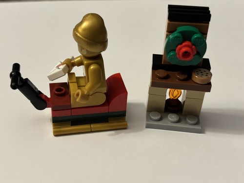 Lego santa claus golden - lego,