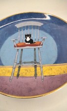 "Up on High" Ceramic Plate  By