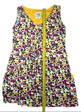 New Girls Weird Fish Patterned Sleeveless Dress Age 10-Summer Holiday-RRP £20