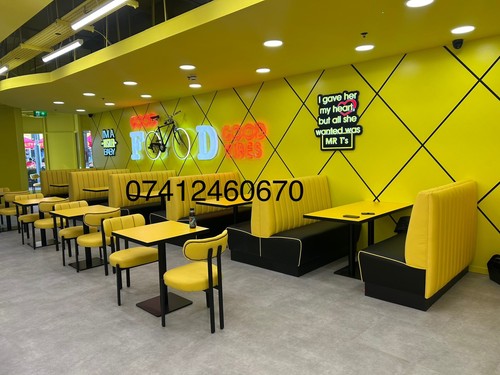 Restaurant booth bench - booth, ,