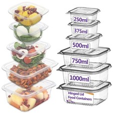 Hinged Lid Food Containers