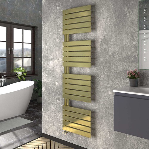 Flat panel heated ladder towel - flat,