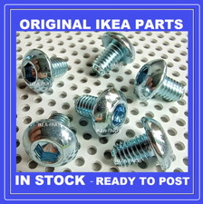 Ikea PAX hex screws for sliding door panels 10067213 new ORIGINAL parts x6