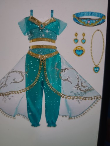 Jasmine princess costume - costume, green