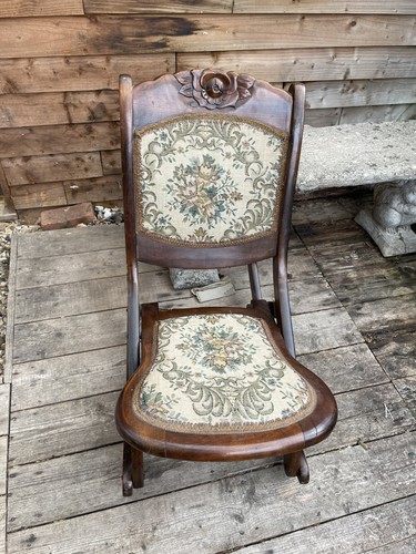 Antique vintage foldable - antique, wood