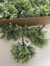 36x Christmas Glittered Snowy