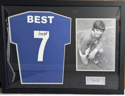 George best signed shirt - best,