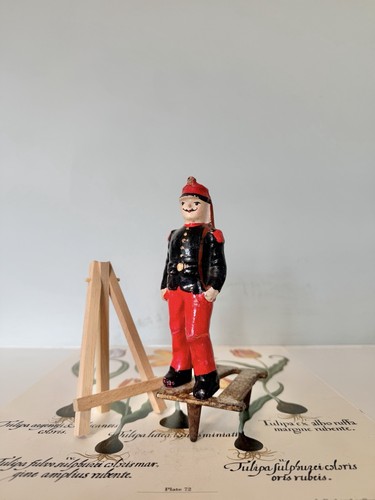 Toy soldier bondufour - soldier., red