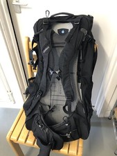 Osprey Farpoint Trek 36 Rucksack Backpack Padded Straps Trekking Bag Raincover