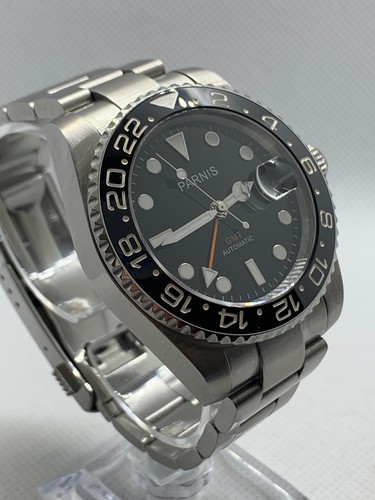 Men parnis gmt - men's, automatic