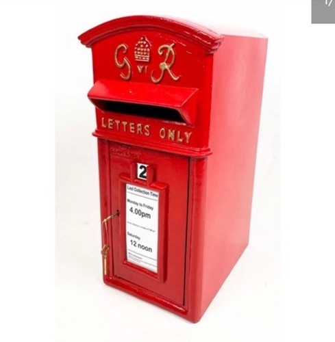 Post box royal - post, red