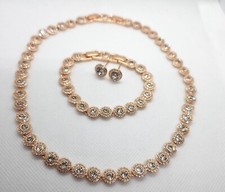 Tennis Necklace Earrings