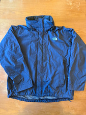 The North Face Hyvent Hooded Outdoor Waterproof  Rain Jacket Brown Large Mens