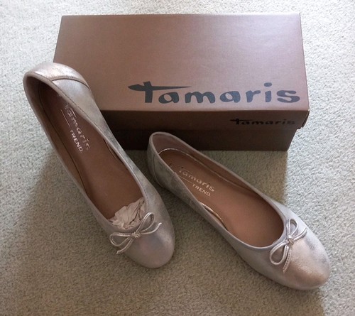 Tamaris matelic silver leather - tamaris,