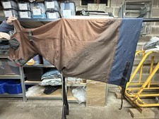 Snuggy Hoods Brown sweet itch Fly  Hood with Ears Size M