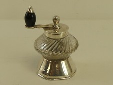 (ref288BP) Antique Christopher Dresser Style Solid Silver Grinder London 1898