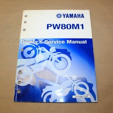 Yamaha PW80M1 Dirt Bike Factory Service Manual Repair Book OEM