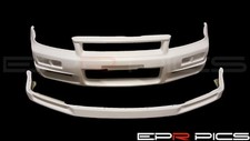 S Tune Style Front Bumper with Lip for Nissan Skyline R34 GTR / GTT Conversion