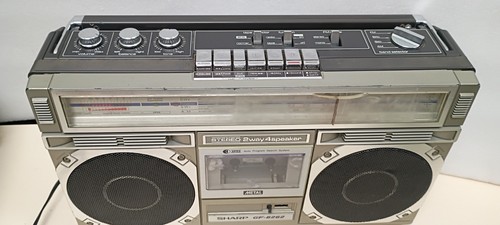 Vintage boombox sharp - vintage,