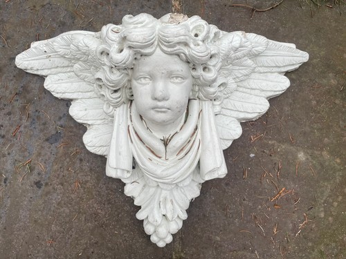 Vintage cherub angel - vintage, sculpture