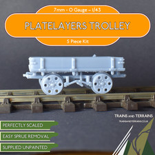 Platelayers Trolley - 0 Gauge