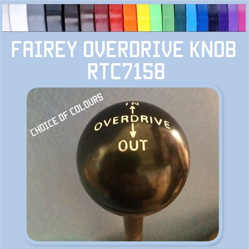 Fairey overdrive knob land - overdrive,