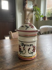 Rare Opium Pot Jar Apothecary